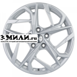 Диск 7x17 5x112 ET45 D57.1 Khomen Wheels KHW1716 (Karoq/Tiguan) F-Silver