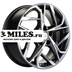 Диск 7x17 5x112 ET45 D57.1 Khomen Wheels KHW1716 (Karoq/Tiguan) Gray