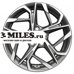 Диск 7x17 5x112 ET40 D57.1 Khomen Wheels KHW1716 (Kodiaq/Tiguan) Gray-FP