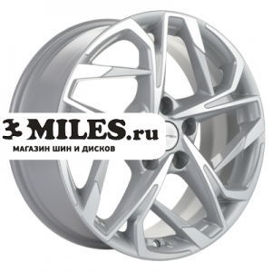 Диск 7x17 5x108 ET50 D63.3 Khomen Wheels KHW1716 (Kuga/Focus) F-Silver-FP
