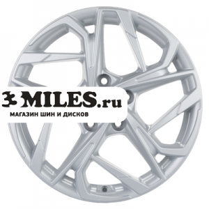 Диск 7x17 5x112 ET49 D57.1 Khomen Wheels KHW1716 (Octavia) F-Silver