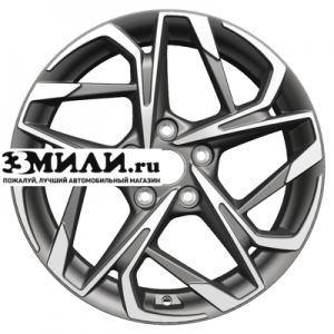Диск 7x17 5x114.3 ET40 D66.1 Khomen Wheels KHW1716 (Qashqai) Gray-FP