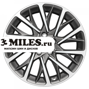 Диск 7.5x18 5x112 ET39 D66.6 Khomen Wheels KHW1804 (Audi A4/A6) Gray-FP
