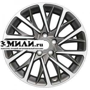Диск 7.5x18 5x114.3 ET45 D60.1 Khomen Wheels KHW1804 (Camry) Gray-FP