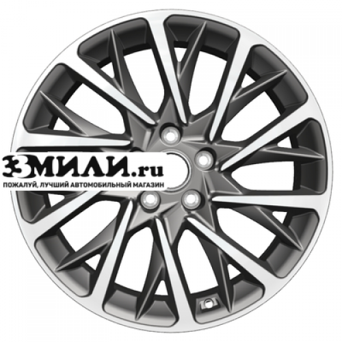 Диск 7.5x18 5x114.3 ET45 D60.1 Khomen Wheels KHW1804 (Camry) Gray-FP