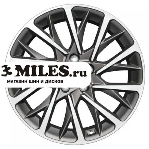 Диск 7.5x18 5x112 ET45 D57.1 Khomen Wheels KHW1804 (Karoq) Gray-FP