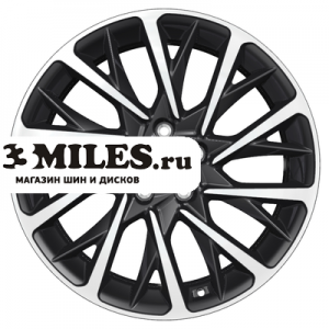 Диск 7.5x18 5x112 ET43 D57.1 Khomen Wheels KHW1804 (Kodiaq/Tiguan) Black-FP