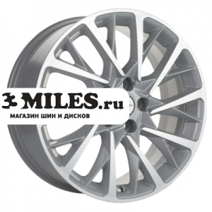Диск 7.5x18 5x112 ET43 D57.1 Khomen Wheels KHW1804 (Kodiaq/Tiguan) F-Silver-FP