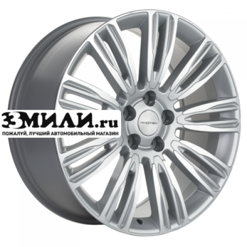 Диск 8.5x20 5x120 ET45 D72.6 Khomen Wheels KHW2004 (RRover) Brilliant Silver-FP
