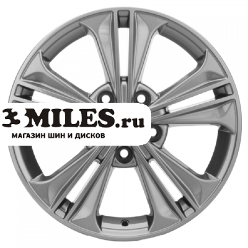 Диск 6x16 5x114.3 ET43 D67.1 Khomen Wheels KHW1603 (Creta/Seltos) G-Silver