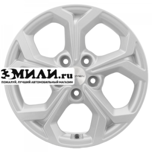 Диск 6.5x16 5x114.3 ET50 D66.1 Khomen Wheels KHW1606 (Kaptur) F-Silver