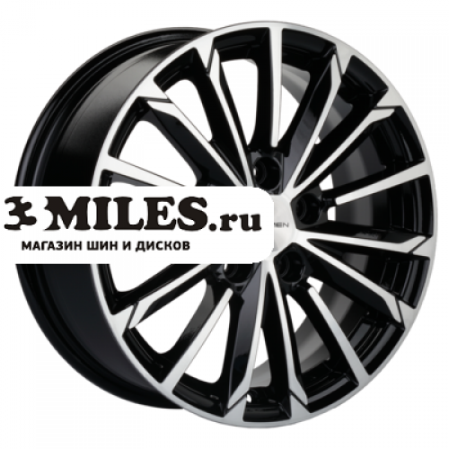 Диск 6.5x16 5x112 ET46 D57.1 Khomen Wheels KHW1611 (Octavia A7) Black-FP