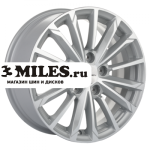 Диск 6.5x16 5x112 ET46 D57.1 Khomen Wheels KHW1611 (Octavia A7) F-Silver