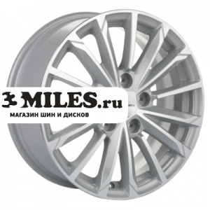 Диск 6.5x16 5x112 ET39.5 D66.6 Khomen Wheels KHW1611 (Action) F-Silver