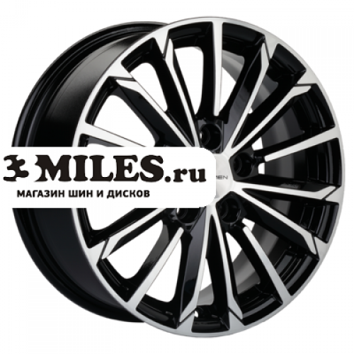 Диск 6.5x16 5x108 ET50 D63.3 Khomen Wheels KHW1611 (Focus) Black-FP