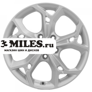 Диск 7x17 5x114.3 ET50 D67.1 Khomen Wheels KHW1702 (CX-5/Seltos) F-Silver