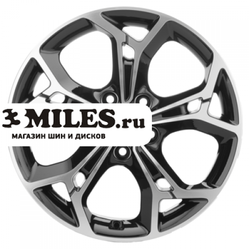 Диск 7x17 5x112 ET49 D57.1 Khomen Wheels KHW1702 (Octavia) Black-FP
