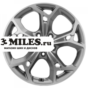 Диск 7x17 5x114.3 ET51 D67.1 Khomen Wheels KHW1702 (Optima/Tucson) Gray-FP