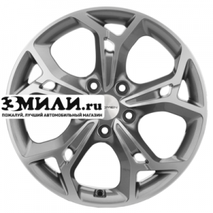 Диск 7x17 5x114.3 ET40 D66.1 Khomen Wheels KHW1702 (Qashqai) Gray-FP