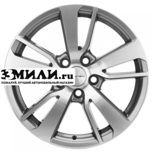 Диск 7x17 5x114.3 ET38 D67.1 Khomen Wheels KHW1704 (Outlander) Gray-FP
