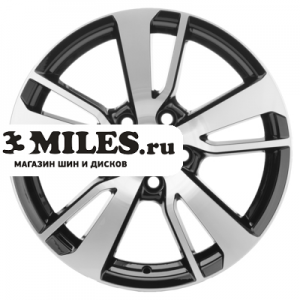 Диск 7x17 5x114.3 ET40 D66.1 Khomen Wheels KHW1704 (Qashqai) Black-FP