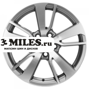 Диск 7x17 5x114.3 ET40 D66.1 Khomen Wheels KHW1704 (Qashqai) Gray-FP