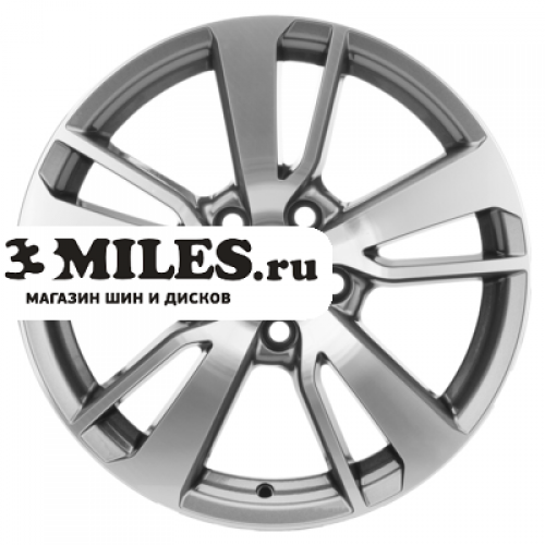Диск 7x17 5x114.3 ET40 D66.1 Khomen Wheels KHW1704 (Qashqai) Gray-FP