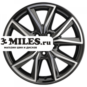 Диск 7x17 5x114.3 ET53 D67.1 Khomen Wheels KHW1706 (Ceed) Black-FP