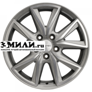 Диск 7x17 5x114.3 ET39 D60.1 Khomen Wheels KHW1706 (RAV4) G-Silver-FP