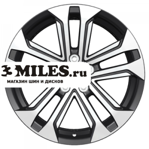 Диск 7x18 5x114.3 ET50 D67.1 Khomen Wheels KHW1803 (CX-5/Seltos) Black-FP