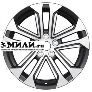 Диск 7x18 5x114.3 ET38 D67.1 Khomen Wheels KHW1803 (Outlander) Black-FP