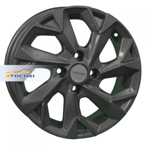 Диск 5.5x14 4x100 ET43 D67.1 Khomen Wheels KHW1402 (Solaris/Rio) Gray