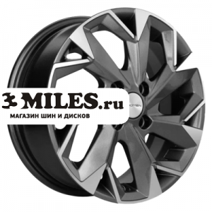 Диск 5.5x14 4x98 ET35 D58.5 Khomen Wheels KHW1402 (Datsun on-DO/Granta) Gray-FP