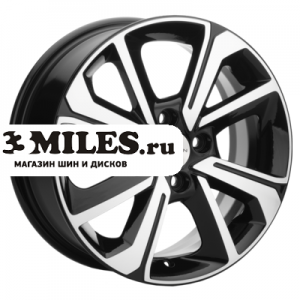 Диск 6x15 4x98 ET36 D58.6 Khomen Wheels KHW1501 (Lada Granta) Black-FP