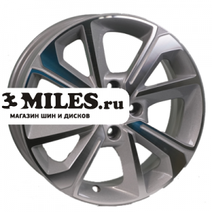 Диск 6x15 4x98 ET36 D58.6 Khomen Wheels KHW1501 (Lada Granta) F-Silver-FP