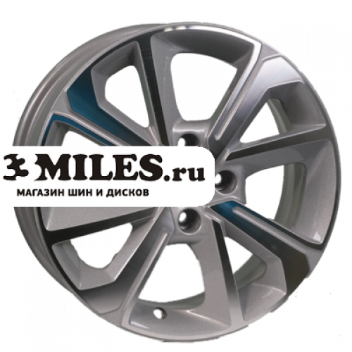 Диск 6x15 4x98 ET36 D58.6 Khomen Wheels KHW1501 (Lada Granta) F-Silver-FP