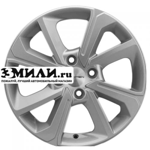 Диск 6x15 4x100 ET48 D54.1 Khomen Wheels KHW1501 (Rio I) F-Silver