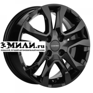 Диск 6x15 4x100 ET46 D54.1 Khomen Wheels KHW1503 (Rio) Black