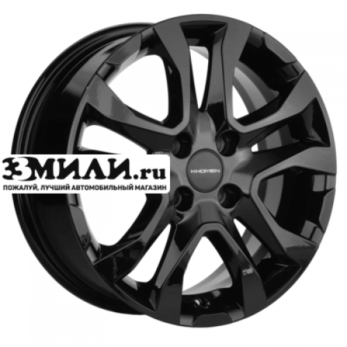 Диск 6x15 4x100 ET46 D54.1 Khomen Wheels KHW1503 (Rio) Black