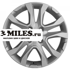 Диск 6x15 4x100 ET46 D54.1 Khomen Wheels KHW1503 (Rio) F-Silver