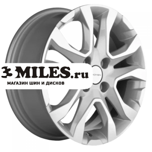 Диск 6x15 4x100 ET50 D60.1 Khomen Wheels KHW1503 (Vesta) F-Silver-FP