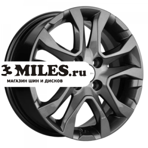 Диск 6x15 4x100 ET50 D60.1 Khomen Wheels KHW1503 (Vesta) Gray