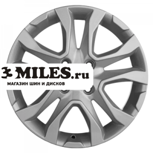 Диск 6x15 4x100 ET40 D60.1 Khomen Wheels KHW1503 (X-Ray) F-Silver