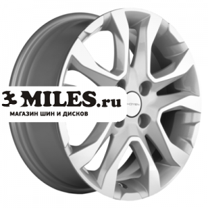 Диск 6x15 4x100 ET40 D60.1 Khomen Wheels KHW1503 (XRay) F-Silver-FP