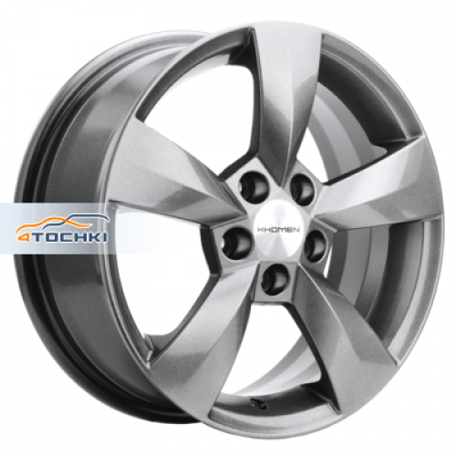 Диск 6x15 5x100 ET43 D57.1 Khomen Wheels KHW1504 (Fabia) Gray