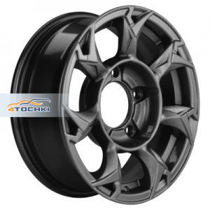 Диск 5.5x15 5x139.7 ET5 D98.5 Khomen Wheels KHW1505 (Lada NIVA 4x4) Gray