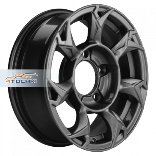 Диск 5.5x15 5x139.7 ET5 D98.5 Khomen Wheels KHW1505 (Lada NIVA 4x4) Gray