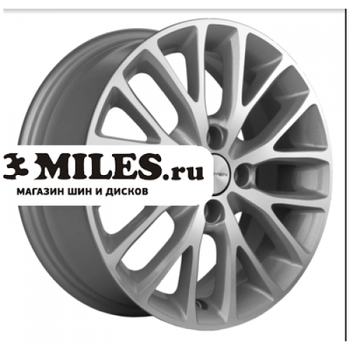 Диск 6x15 4x98 ET36 D58.6 Khomen Wheels KHW1506 (Lada Granta) F-Silver-FP