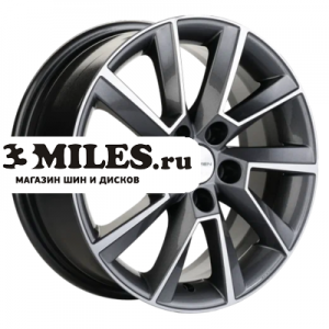 Диск 6x15 5x105 ET39 D56.6 Khomen Wheels KHW1507 (Aveo) Gray-FP