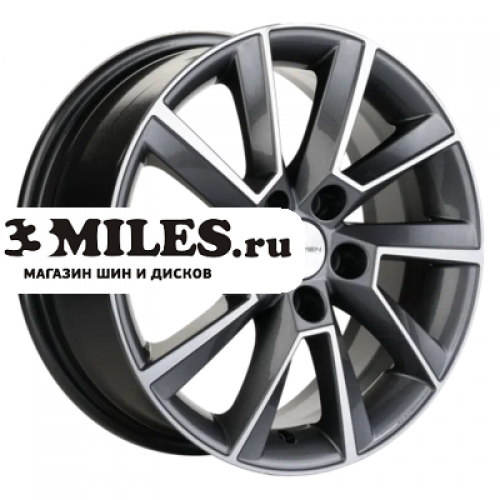 Диск 6x15 5x105 ET39 D56.6 Khomen Wheels KHW1507 (Aveo) Gray-FP